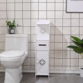 Toilet Storage Rack White Floor Standing Storage